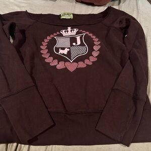 Juicy Couture Dark Brown Garment with Embroidered Crest